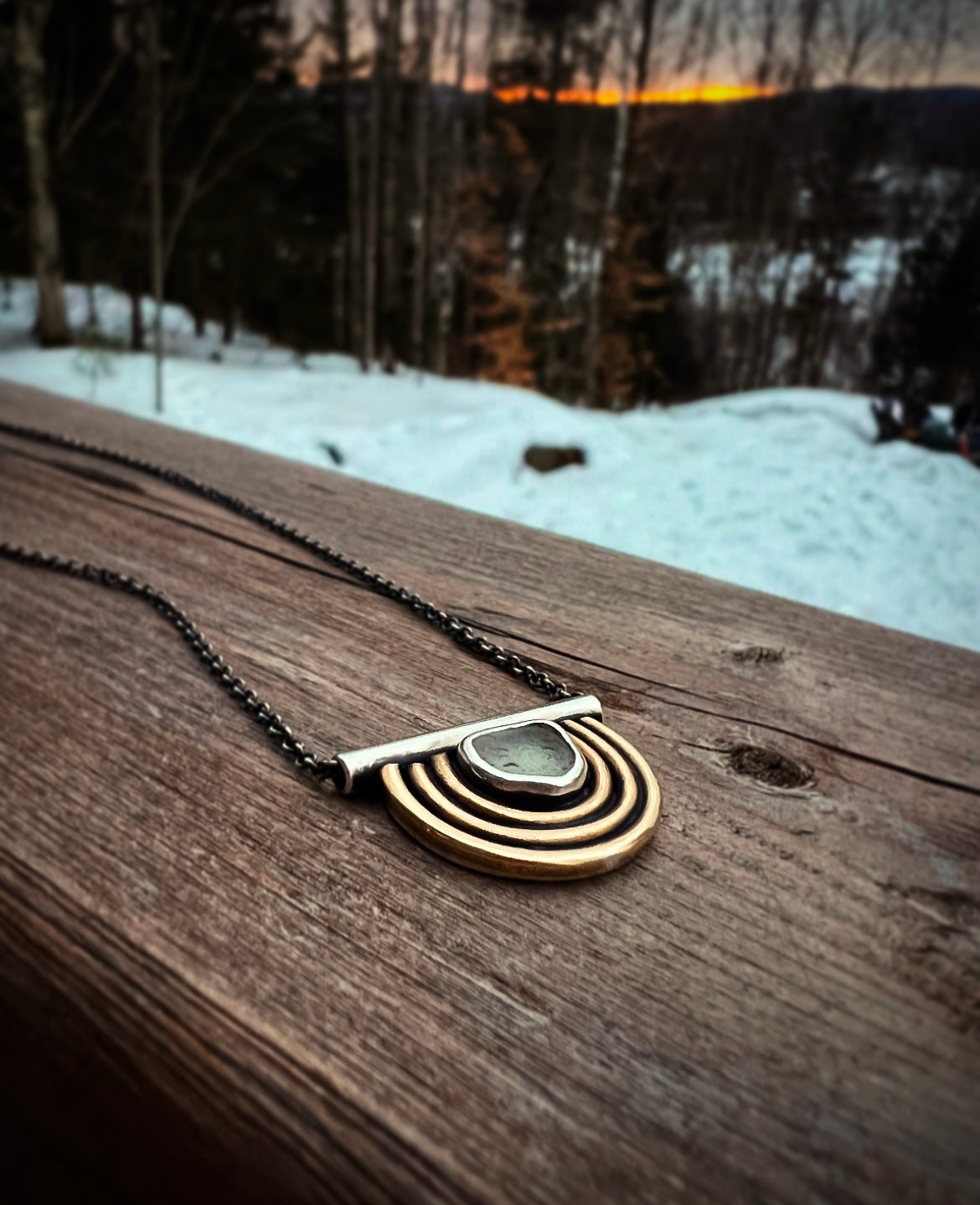 Sea-glass Semicircle Talisman