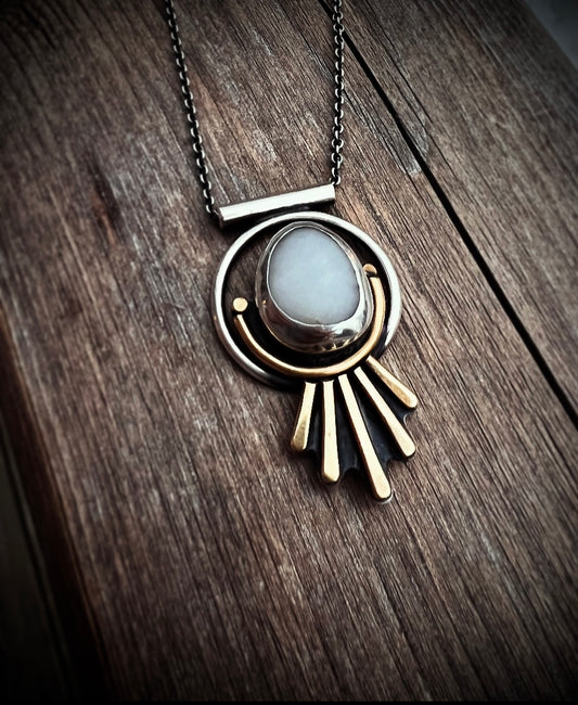 Light Ray Beach Pebble Talisman