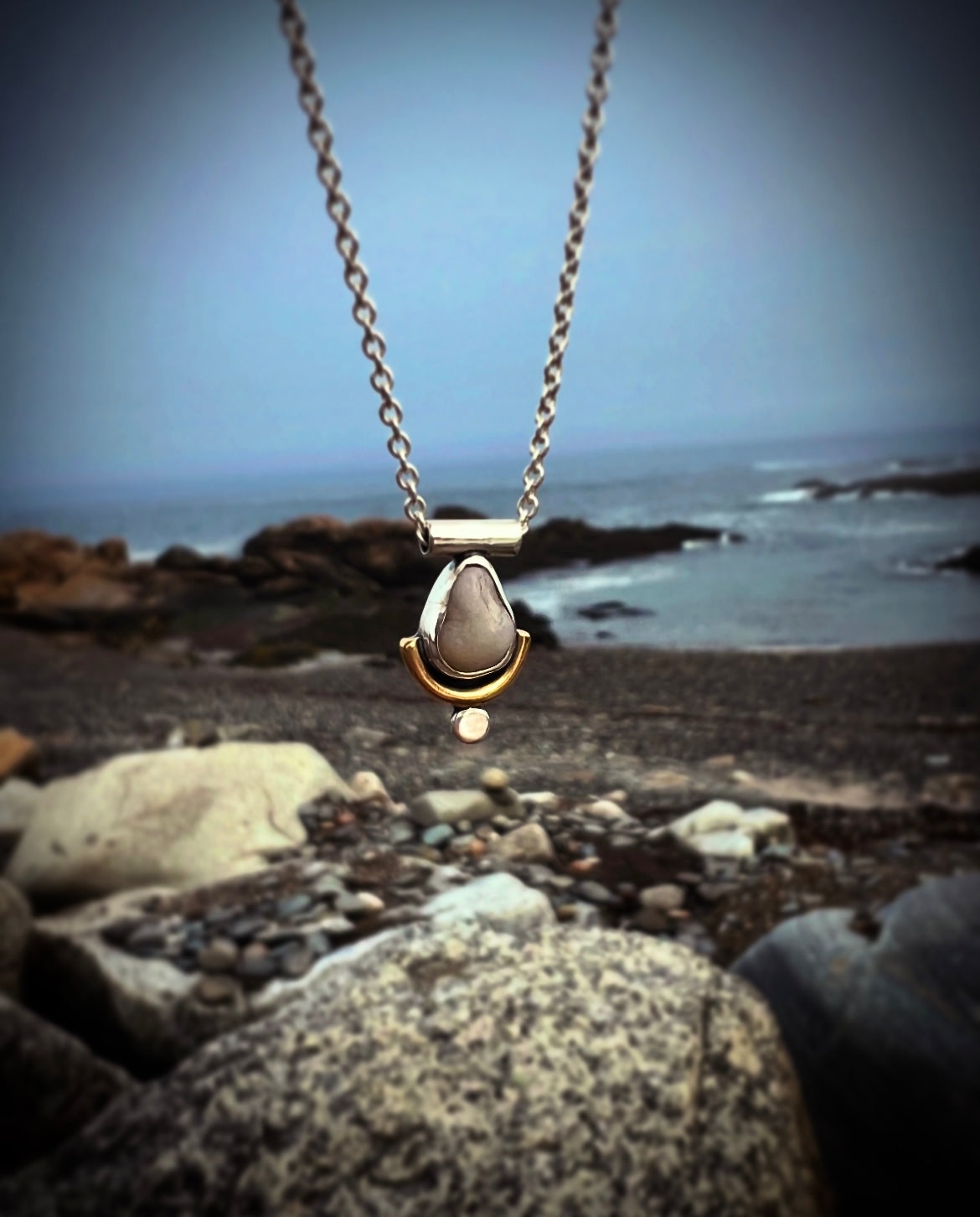 Small Beach Pebble Talisman
