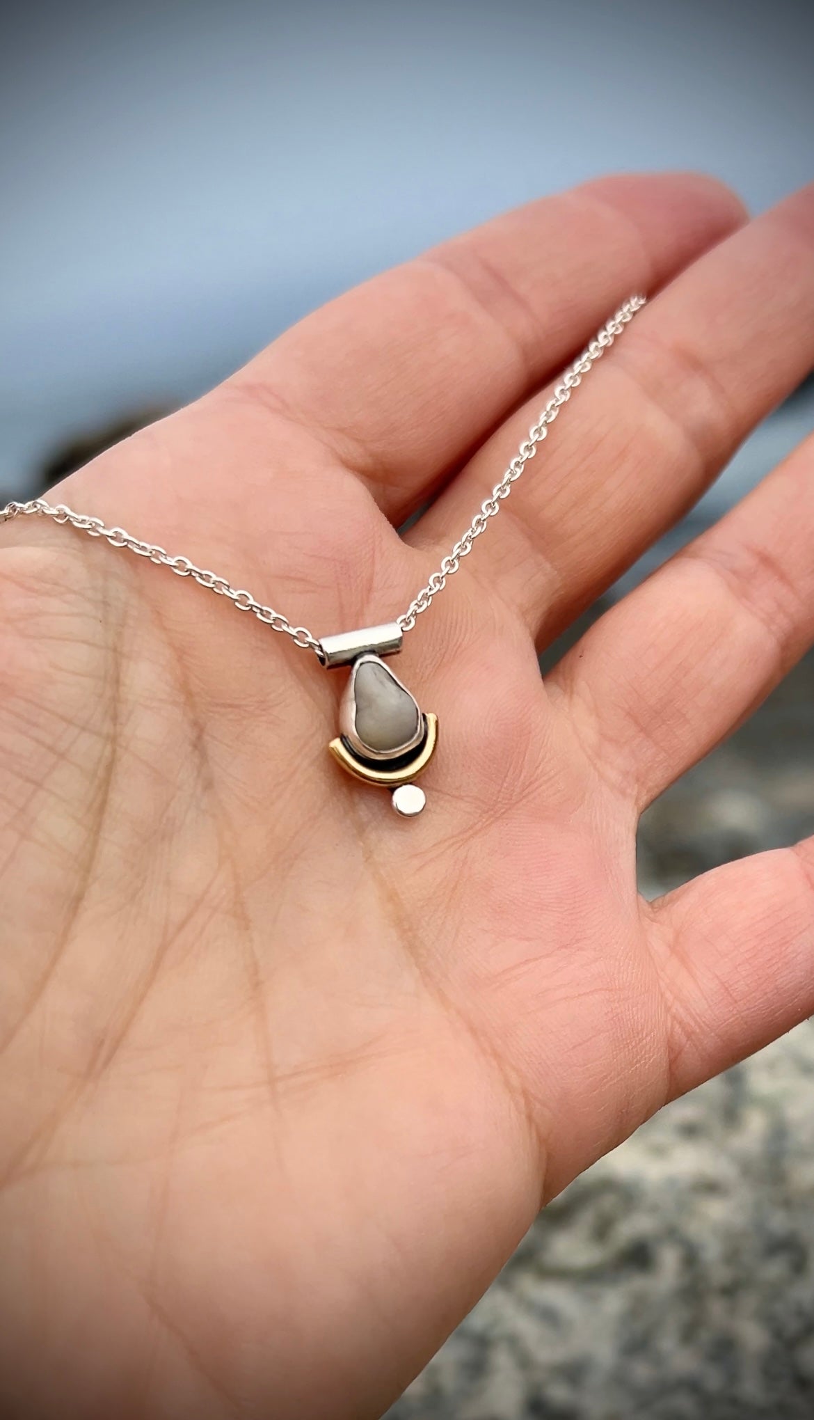 Small Beach Pebble Talisman