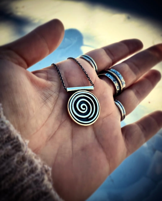 The Spiral Talisman Pendant