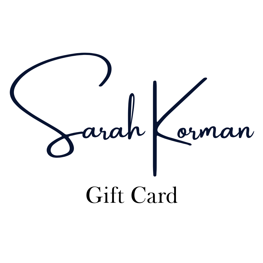 Sarah Korman Jewelry e-Gift Card